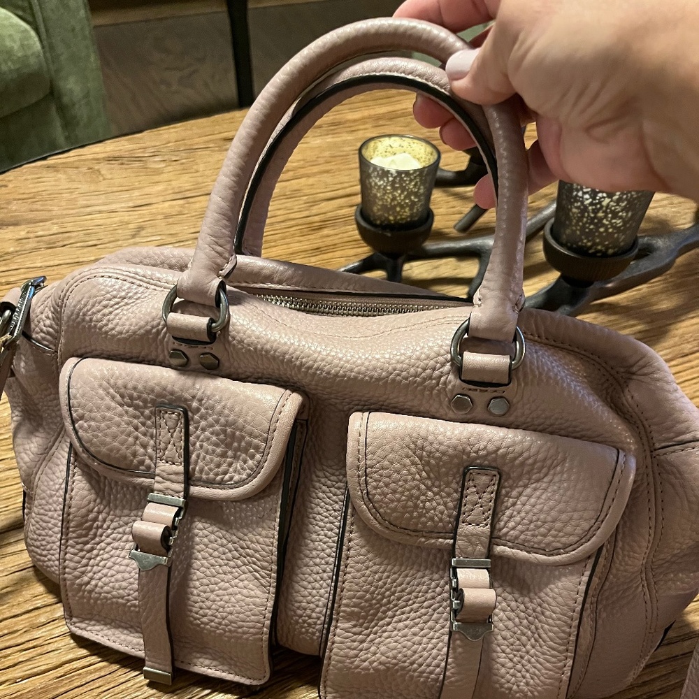Rebecca Minkoff Deep Blush Pink Satchel Medium size 13 long 8 high 6 deep